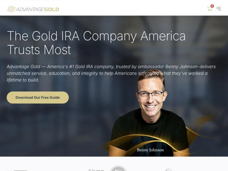 Advantage Gold website