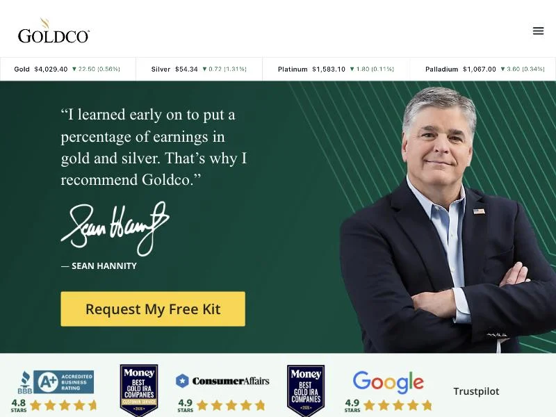Goldco website